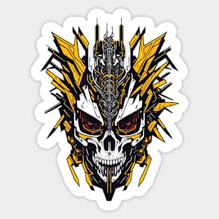 Mecha Skull S02 D61 Sticker